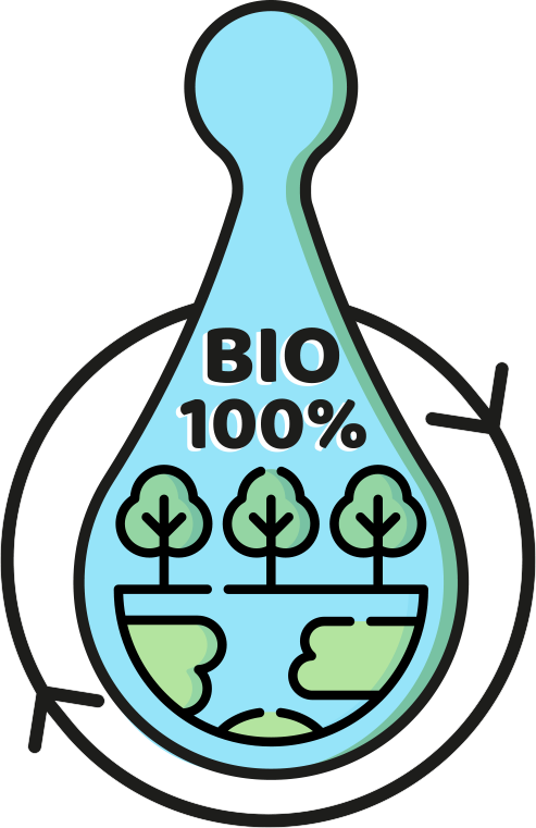 100% organic logo